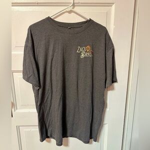 Gray Zach Bryan Oversized Tee
